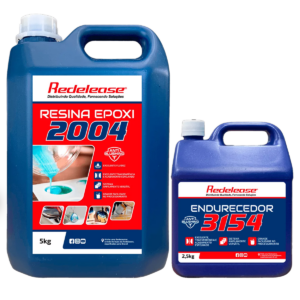 Resina 2004 Epóxi Baixa Viscosidade e Catalisador Redelease Kit 7,5 Kg