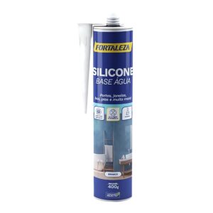 Silicone a Base de Água Branco Fortaleza 400 gr