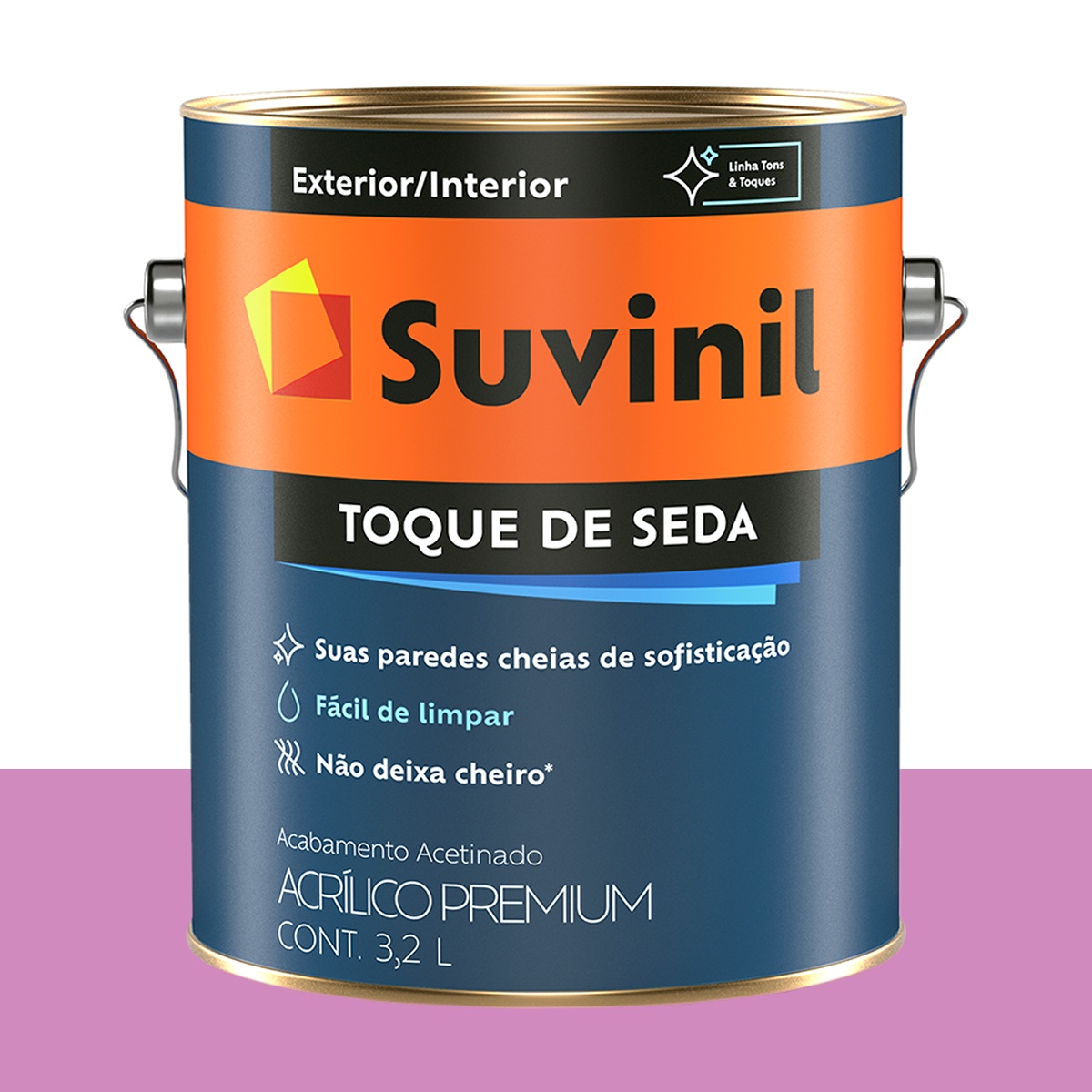 Tinta Acrílica Acetinada Suvinil Maria-sem-vergonha 3,2 L