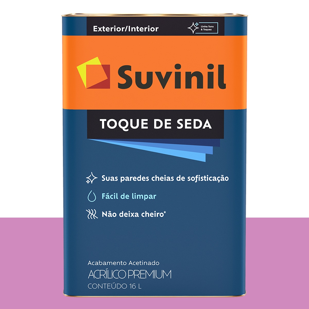 Tinta Acrílica Acetinada Suvinil Maria-sem-vergonha 16 L