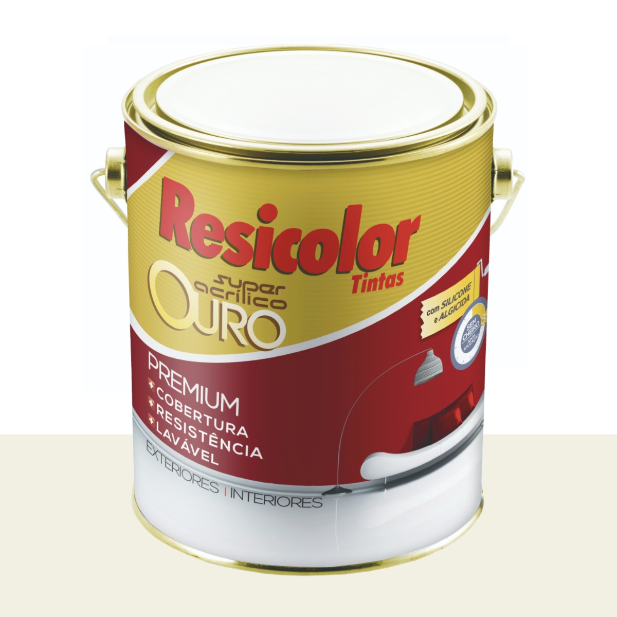 Tinta Acrílica Fosca Resicolor Poema do Campo 3,2 L
