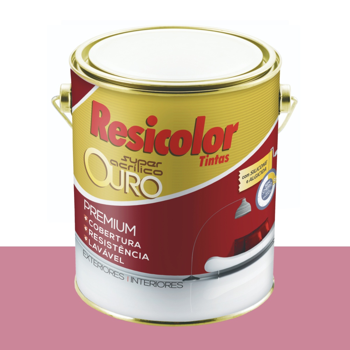 Tinta Acrílica Fosca Resicolor Poção do Amor 3,2 L