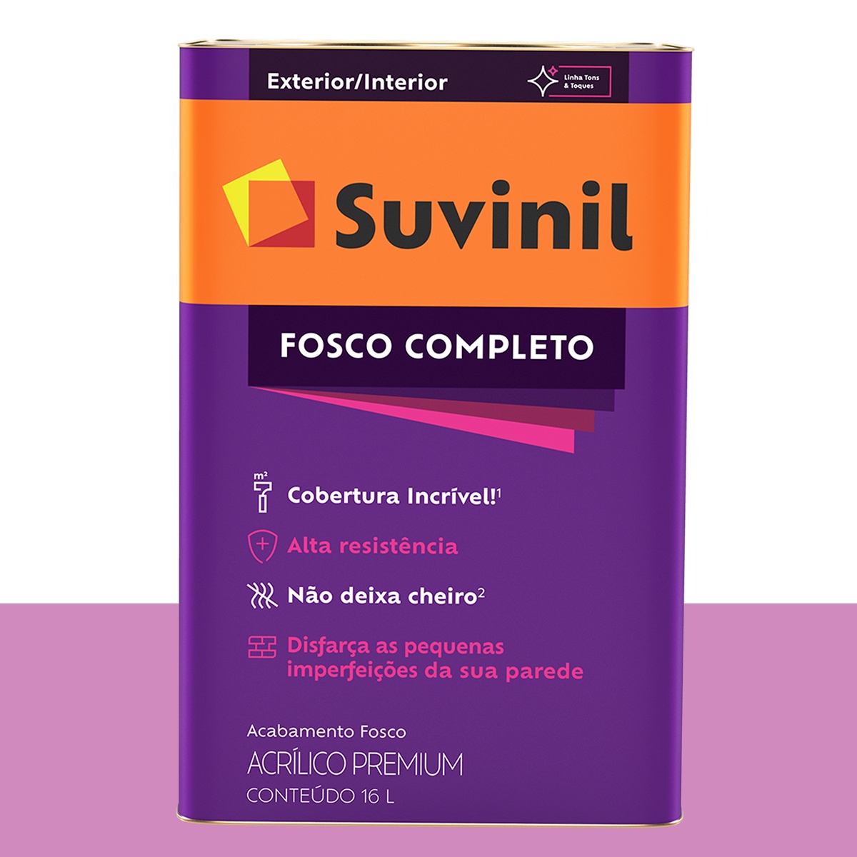 Tinta Acrílica Fosca Suvinil Maria-sem-vergonha 16 L