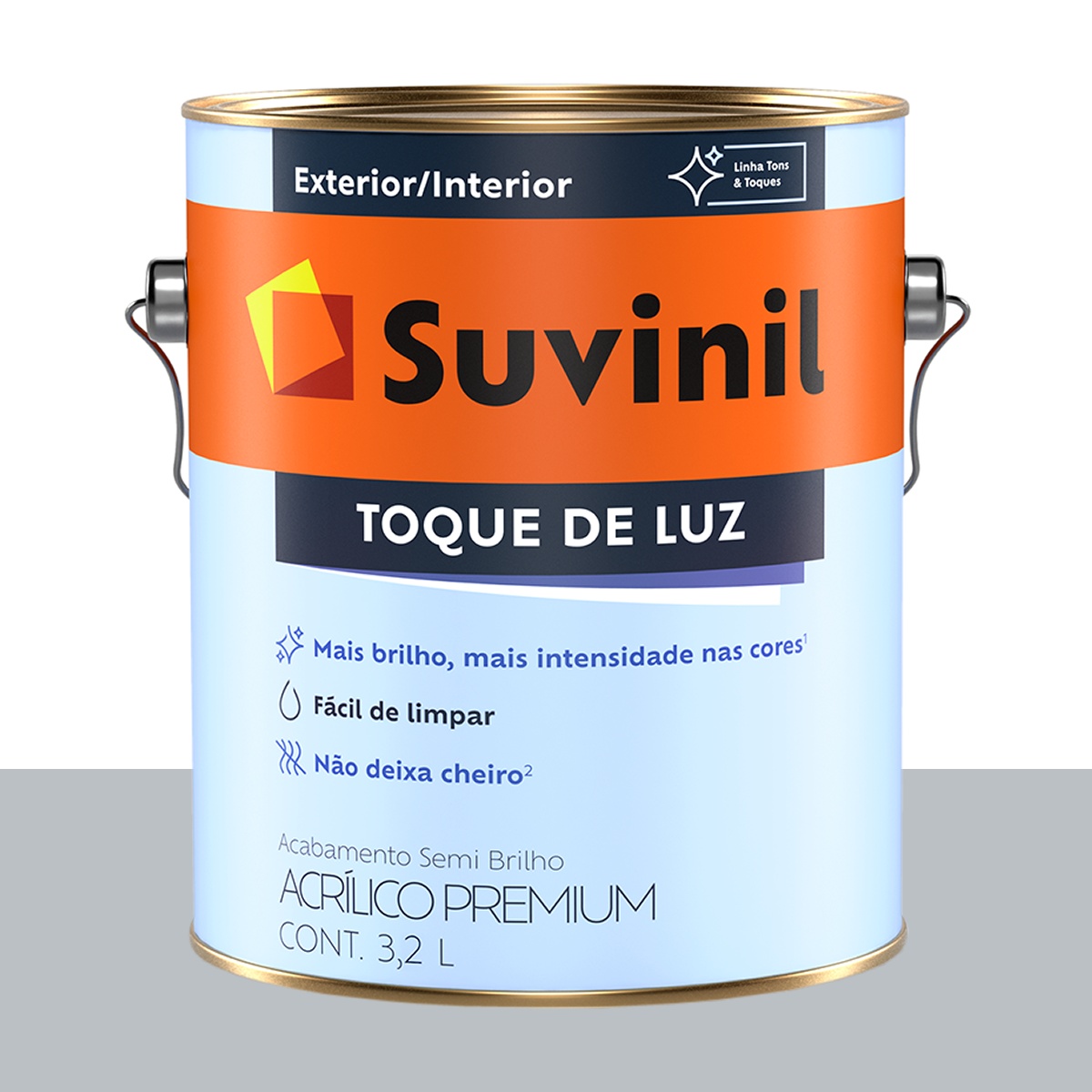 Tinta Acrílica Semi Brilho Suvinil Asteroide 3,2 L