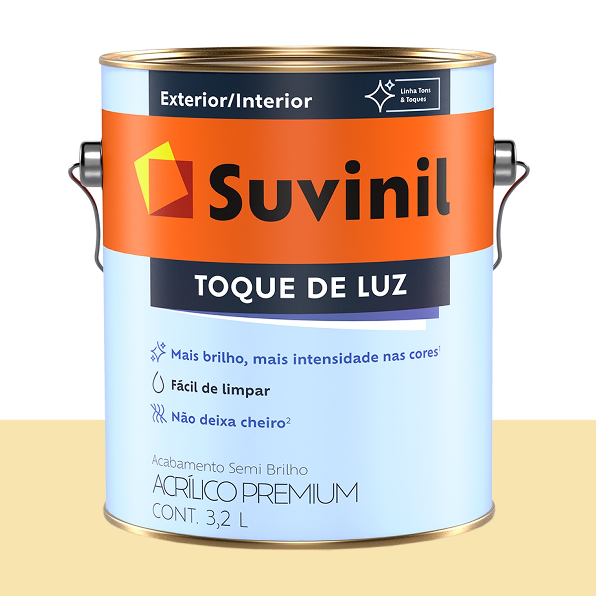Tinta Acrílica Semi Brilho Suvinil Banana com Açúcar 3,2 L
