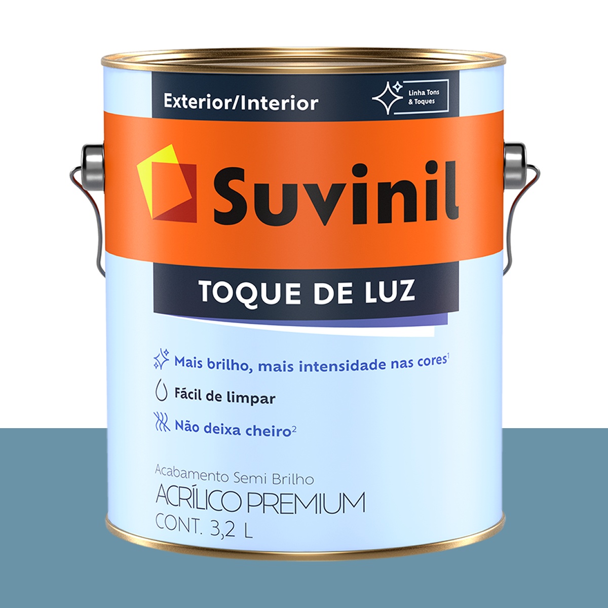 Tinta Acrílica Semi Brilho Suvinil Banho de Espuma 3,2 L