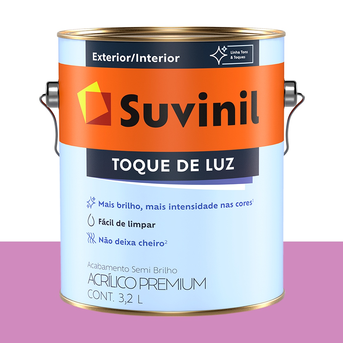 Tinta Acrílica Semi Brilho Suvinil Maria-sem-vergonha 3,2 L