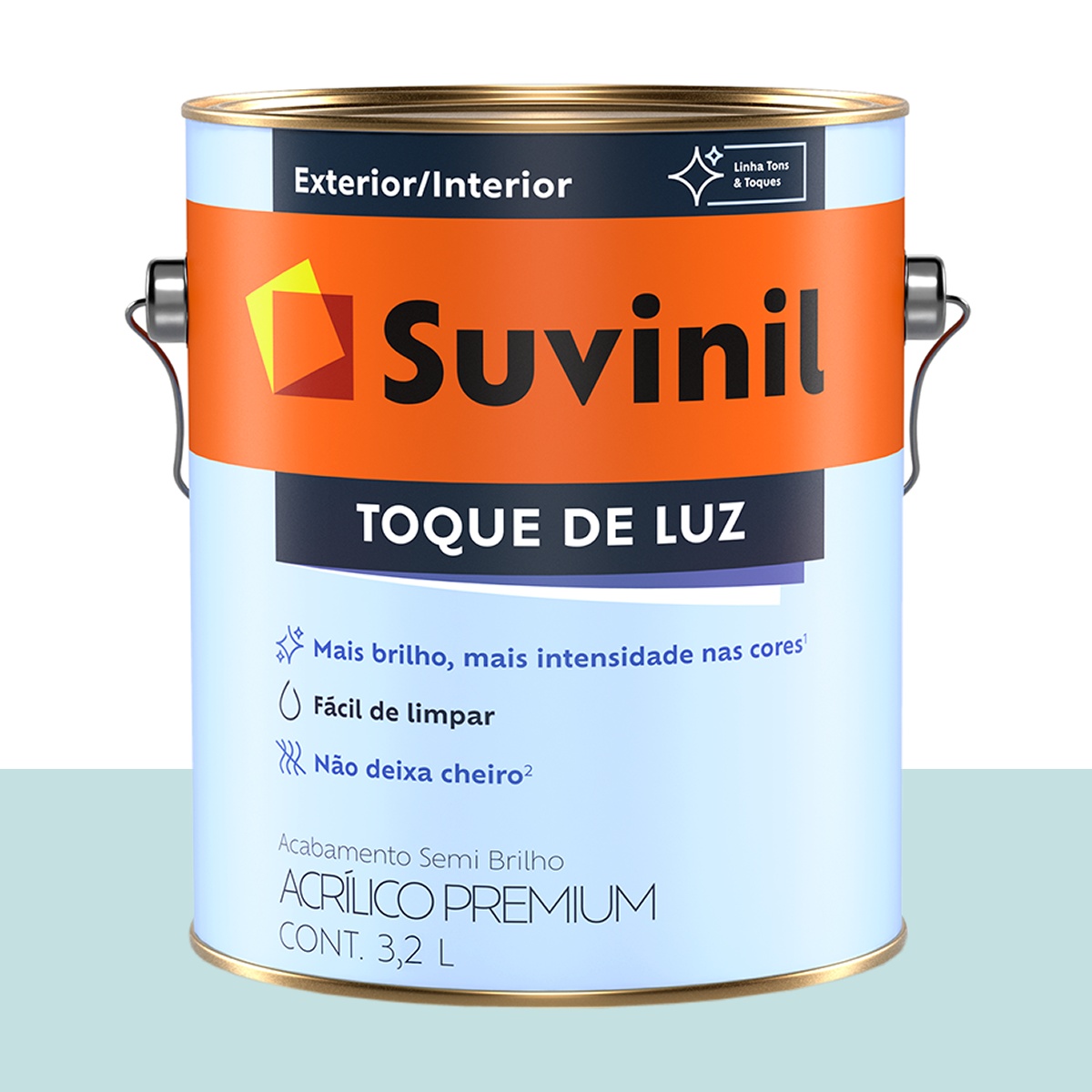 Tinta Acrílica Semi Brilho Suvinil Beira-mar 3,2 L