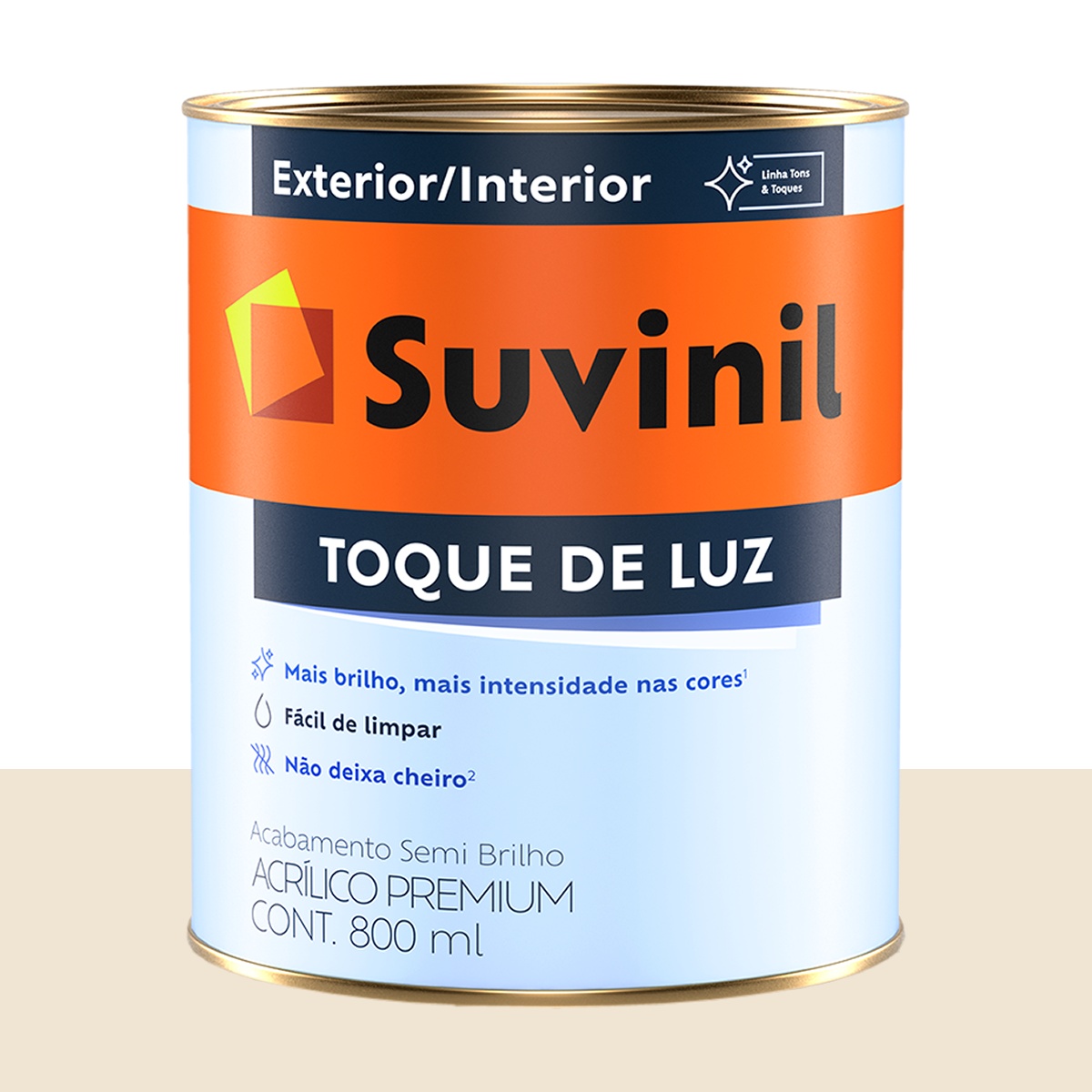 Tinta Acrílica Semi Brilho Suvinil Bem-casado 800 ml