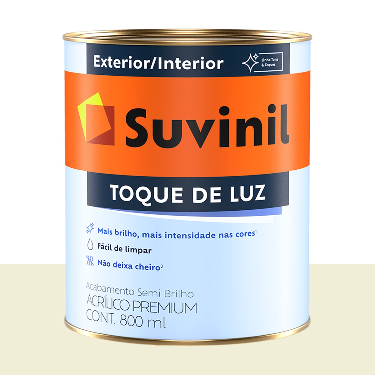 Tinta Acrílica Semi Brilho Suvinil Bem Leve 800 ml