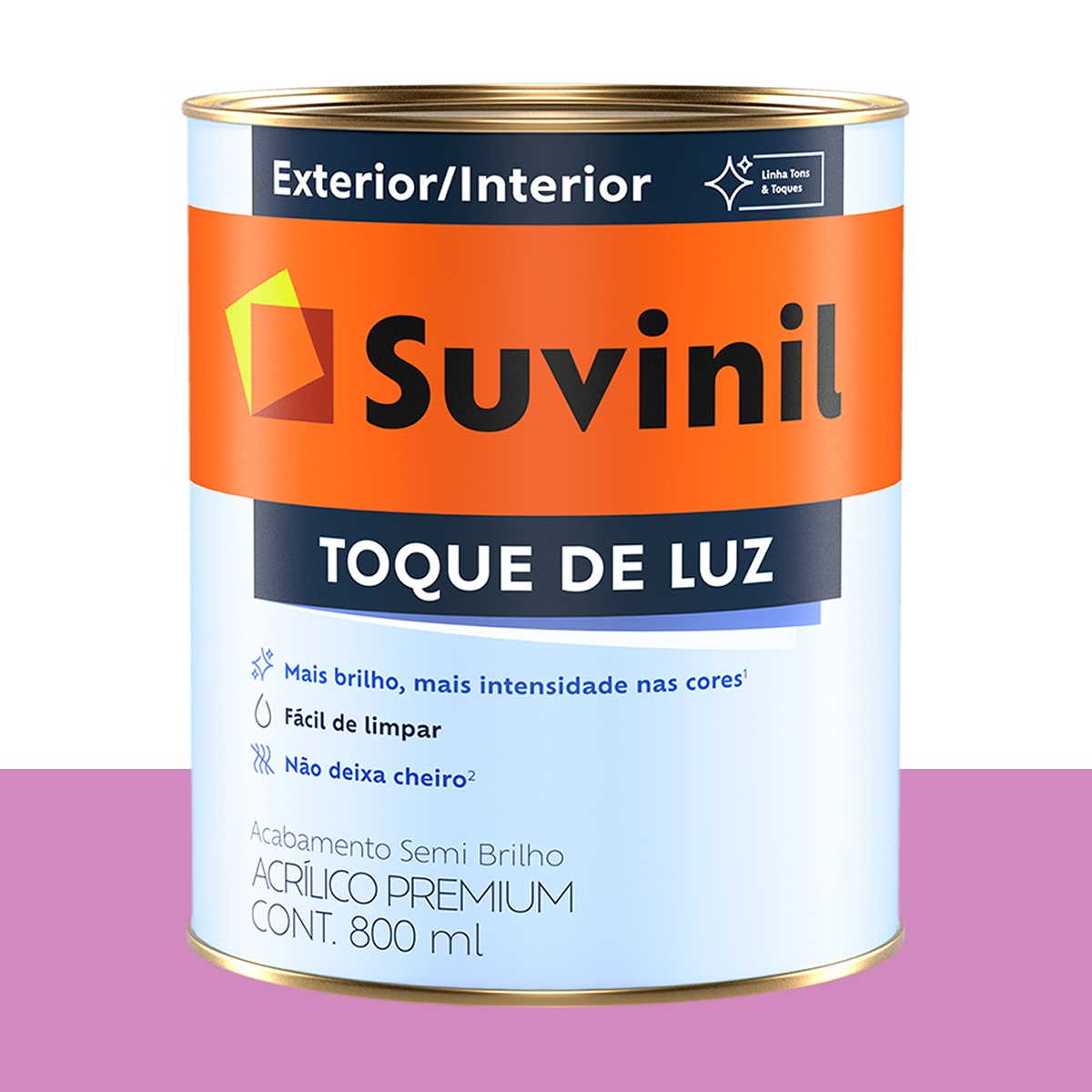 Tinta Acrílica Semi Brilho Suvinil Maria-sem-vergonha 800 ml