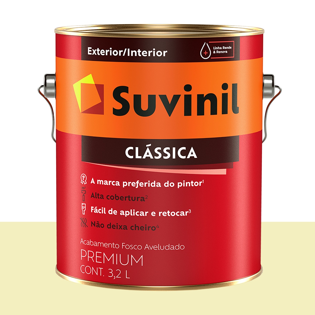 Tinta Clássica Fosca Suvinil Creme de Milho 3,2 L