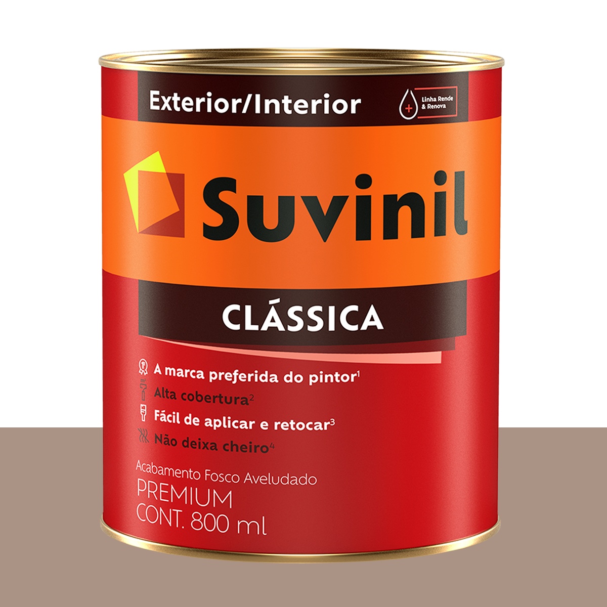 Tinta Clássica Fosca Suvinil Passas ao Rum 800 ml