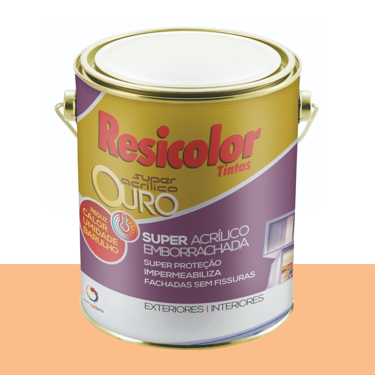 Tinta Emborrachada Resicolor Cordel 3,2 L