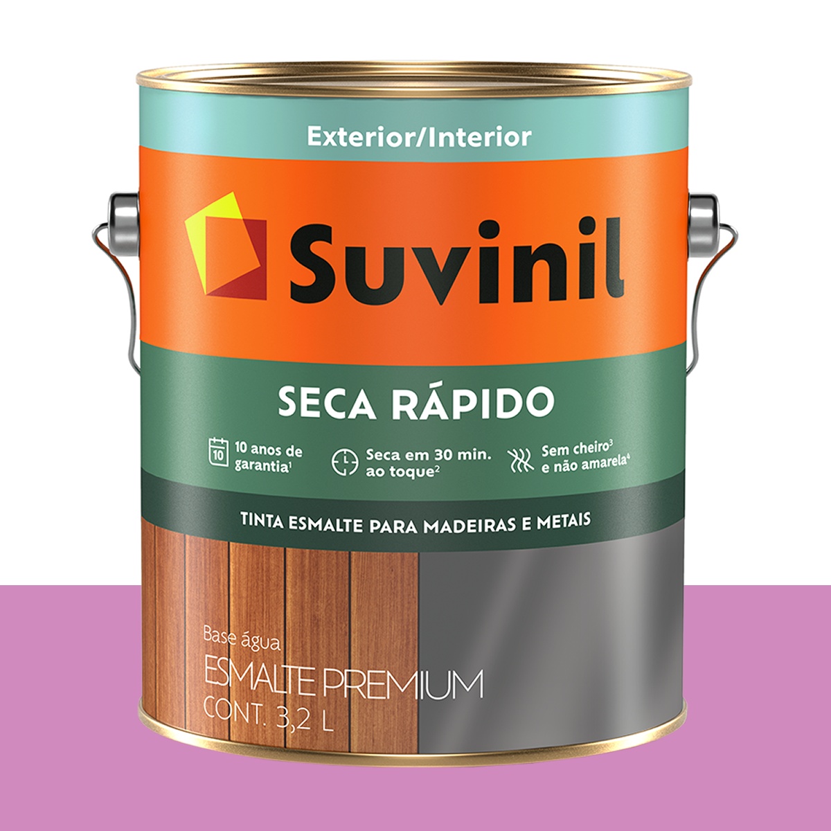 Tinta Esmalte Acet. Base Água Suvinil Maria-sem-vergonha 3,2 L