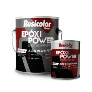 Kit Tinta Epóxi Bi-Componente Branco Resicolor 3,6L