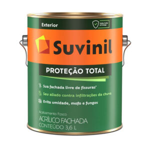 Tinta Emborrachada Proteção Total Suvinil Branco Neve 3,6 L
